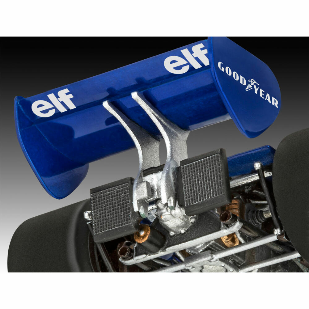 Revell Fahrzeug-Modellbausatz Tyrrell P34/2 6-Wheeler, Rennauto, 105 Teile, 1:32, 07741