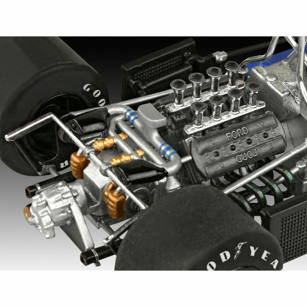 Revell Fahrzeug-Modellbausatz Tyrrell P34/2 6-Wheeler, Rennauto, 105 Teile, 1:32, 07741