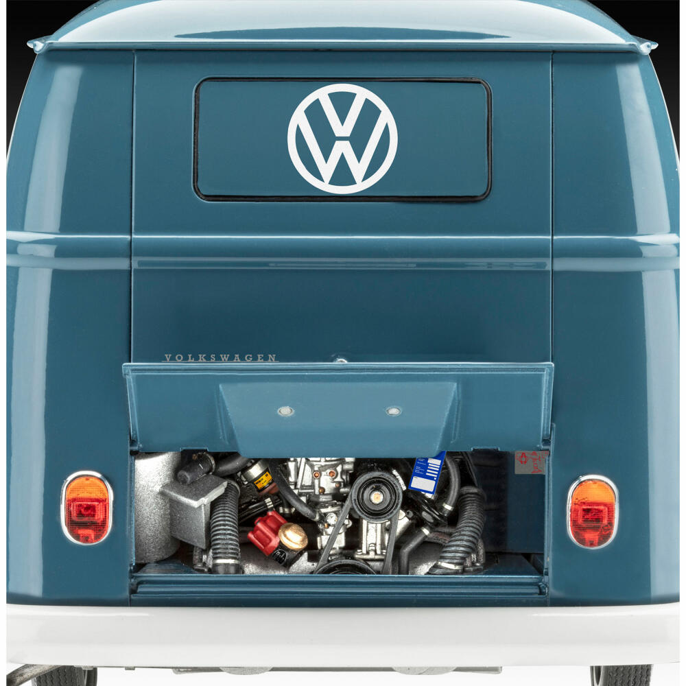 Revell Fahrzeug-Modellbausatz VW T1 Panel Van - 75 Years, Auto, 144 Teile, 1:16, 07742