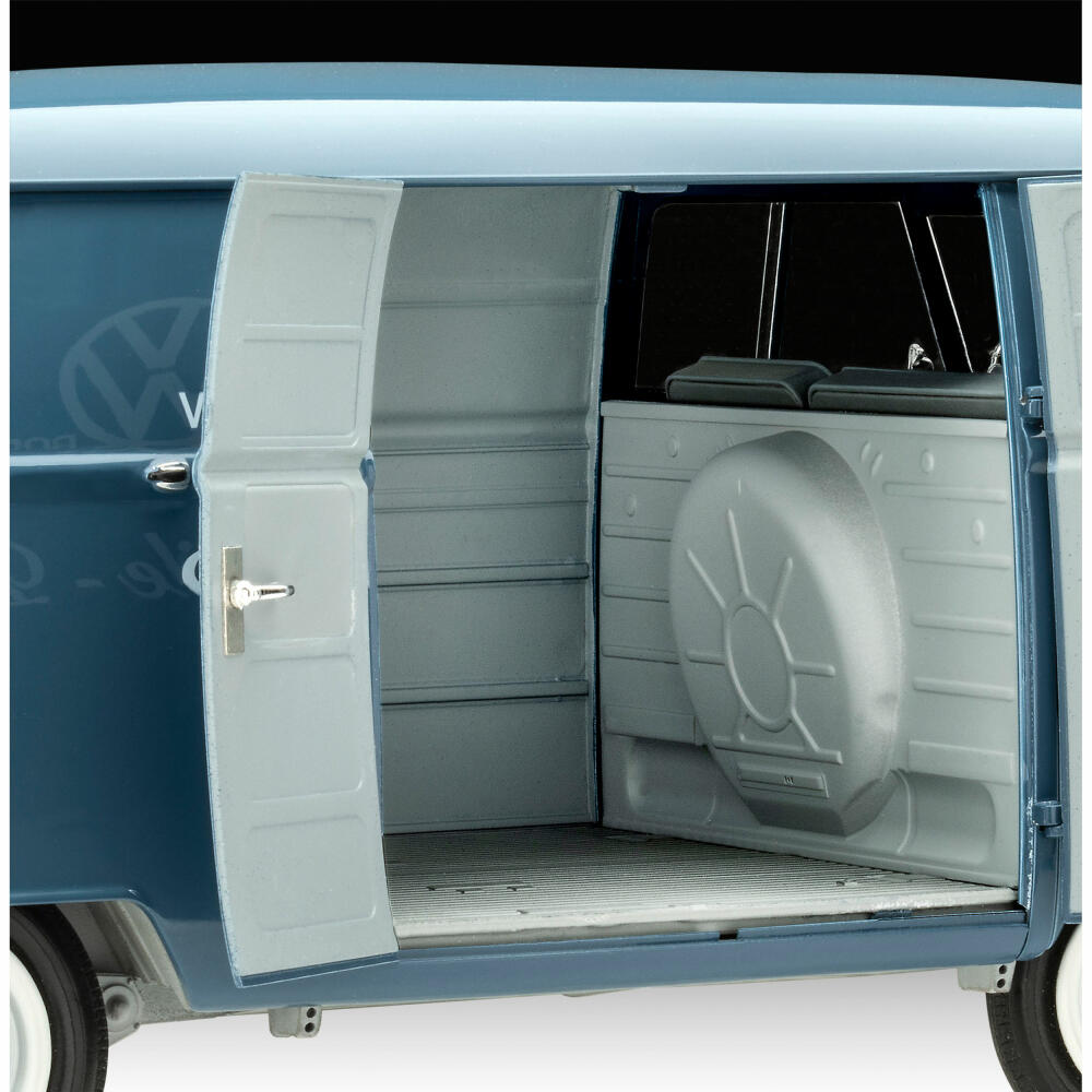 Revell Fahrzeug-Modellbausatz VW T1 Panel Van - 75 Years, Auto, 144 Teile, 1:16, 07742