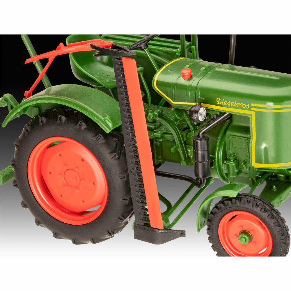 Revell Steckbausatz Fendt F20 Dieselroß Traktor Click System, 91 Teile, 1:24, 07828