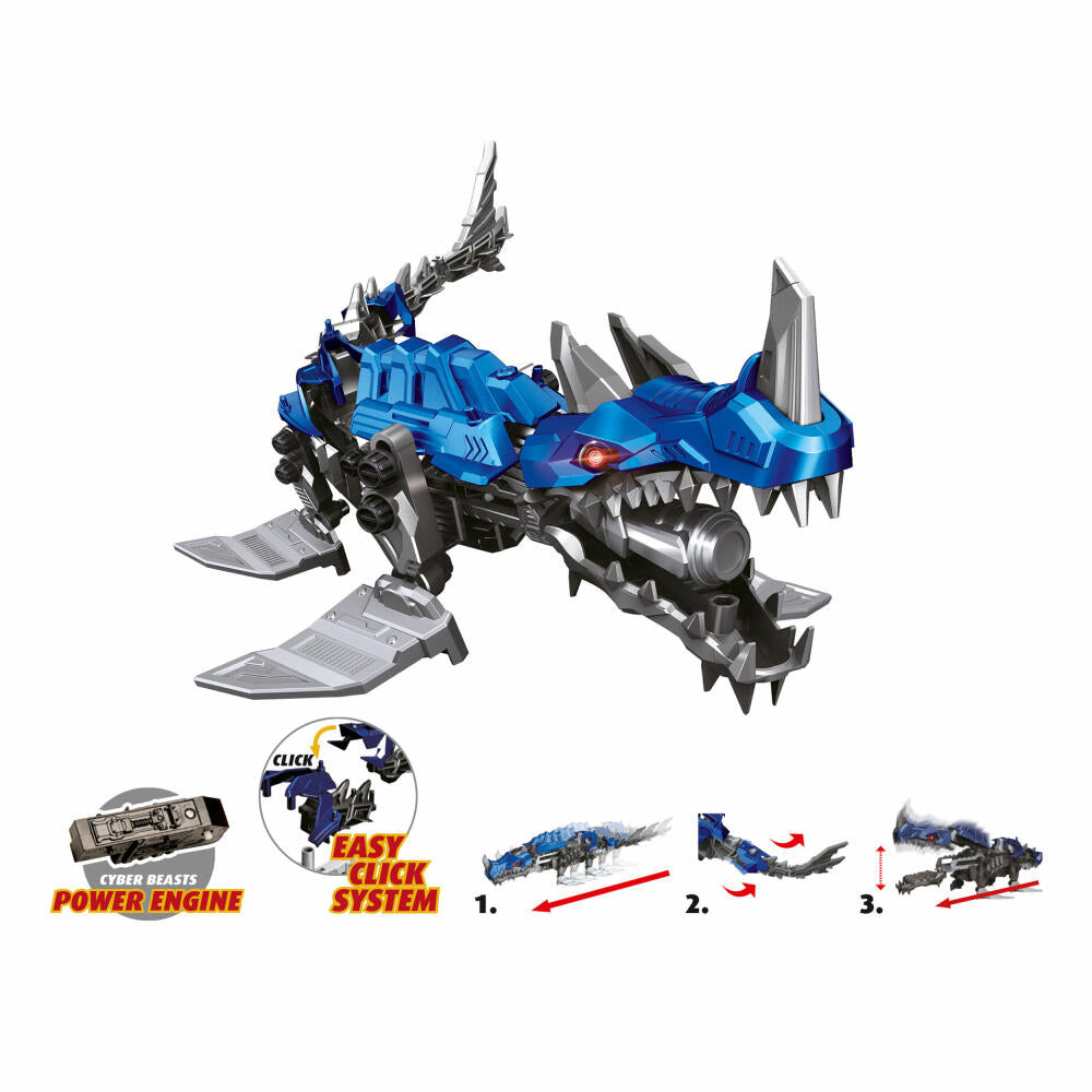 Revell Steckbausatz CyberBeasts HydroFang Click System, Actionfigur, 56 Teile, 1:35, 07851