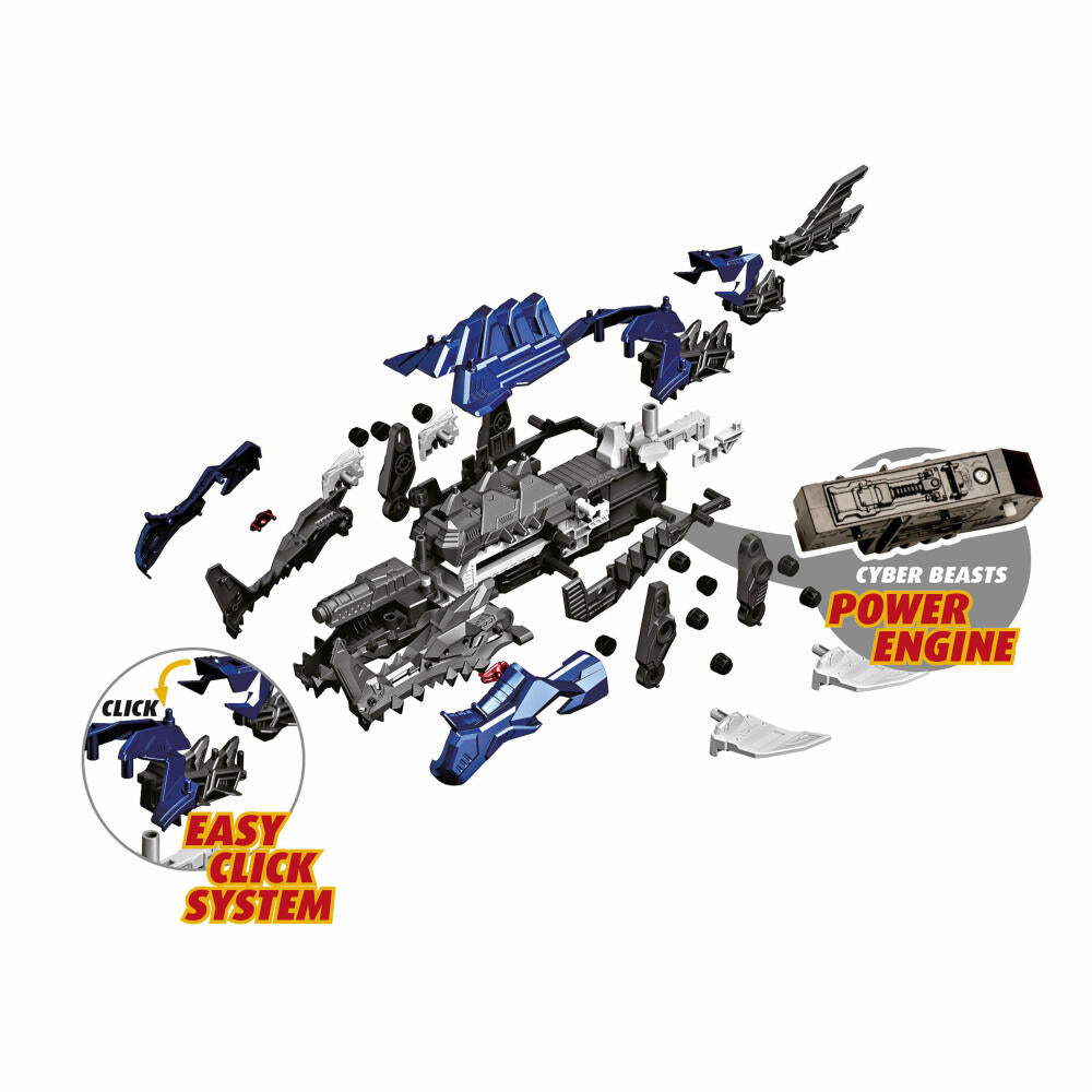 Revell Steckbausatz CyberBeasts HydroFang Click System, Actionfigur, 56 Teile, 1:35, 07851