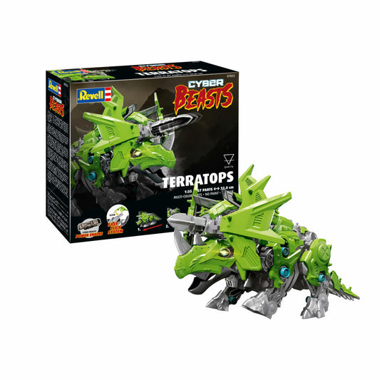 Revell Steckbausatz CyberBeasts TerraTops Click System, Actionfigur, 67 Teile, 1:35, 07852