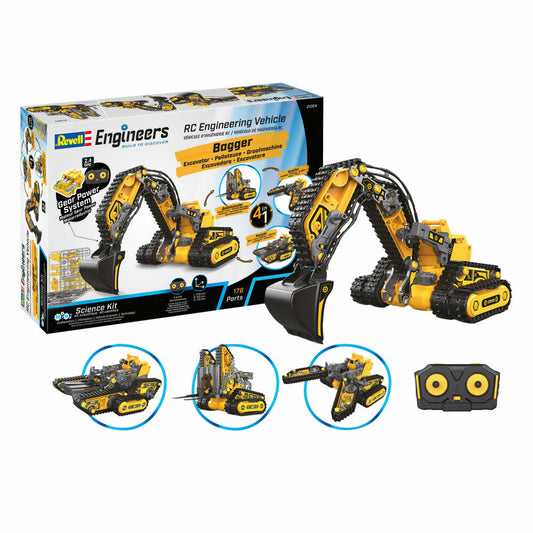 Revell Engineers Experimentierkasten RC Engineering Vehicle 4in1, 1:27, 21304