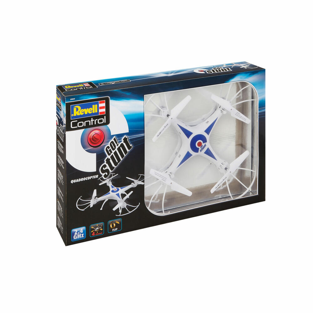 Revell Control Quadcopter GO! Stunt, ferngesteuerte Stunt-Drohne, 2.4 GHz, ab 12 Jahren, 23842