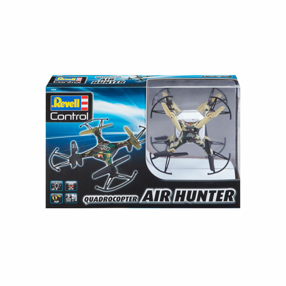 Revell Control Quadcopter Air Hunter, ferngesteuerte Drohne, 2.4 GHz, ab 8 Jahren, 23860