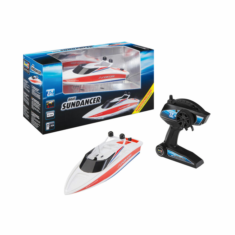 Revell Control Boat Sundancer, remote-controlled boat, yacht, 2.4 GHz, ages 8 and up, 24137