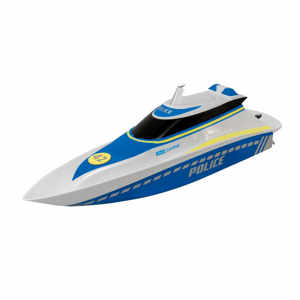 Revell Control Boat Police, ferngesteuertes Boot, Polizei, 2.4 GHz, ab 8 Jahren, 24138