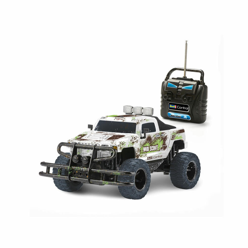 Revell Control RC Truck New Mud Scout, remote-controlled monster truck, 40 MHz, ages 8 and up, 24643