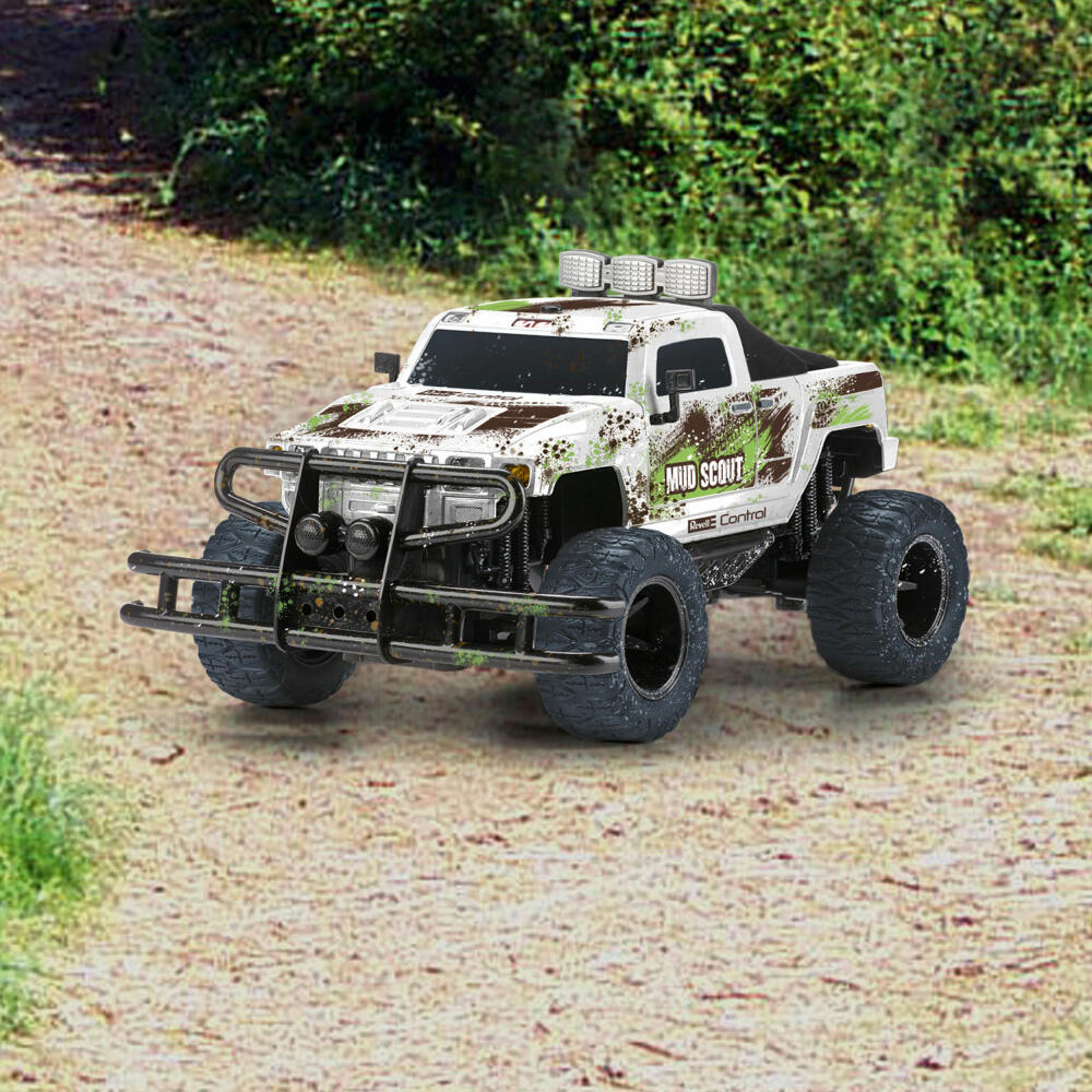 Revell Control RC Truck New Mud Scout, remote-controlled monster truck, 40 MHz, ages 8 and up, 24643