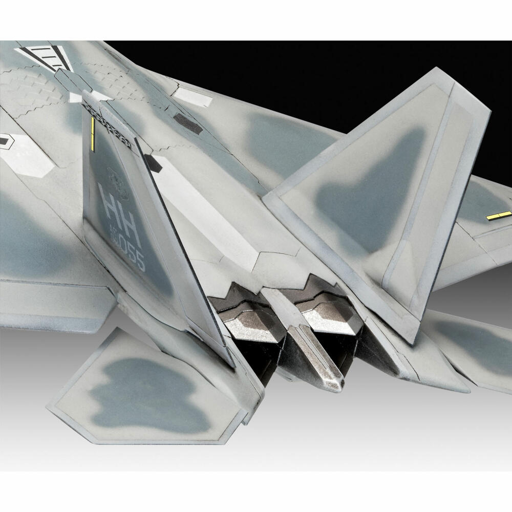 Revell Flugzeug-Modell-Set Lockheed Martin F-22A Raptor, 116 Teile, 1:72, 63858