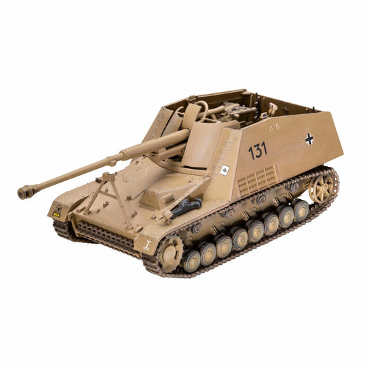 Revell Panzer-Modell-Set Sd.Kfz. 164 Nashorn, Militär, WW2, 184 Teile, 1:72, 63358