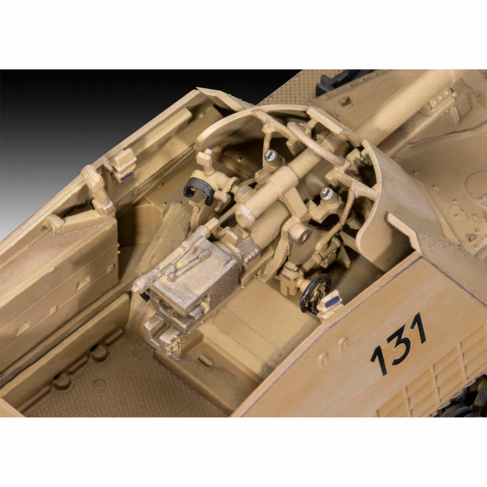Revell Panzer-Modell-Set Sd.Kfz. 164 Nashorn, Militär, WW2, 184 Teile, 1:72, 63358