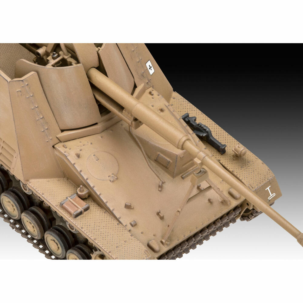 Revell Panzer-Modell-Set Sd.Kfz. 164 Nashorn, Militär, WW2, 184 Teile, 1:72, 63358