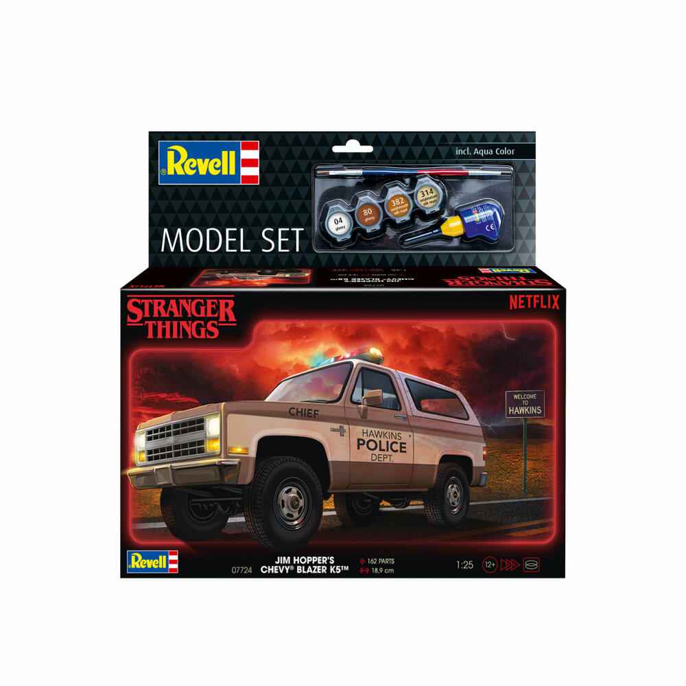 Revell Fahrzeug-Modell-Set Stranger Things Chevrolet K5 Blazer, 100 Teile, 1:25, 67724