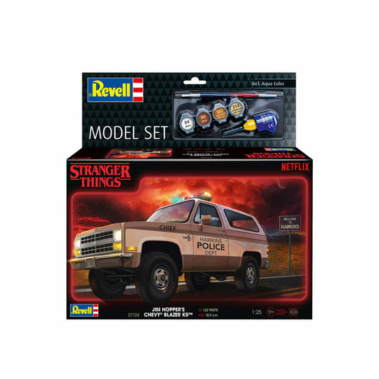 Revell Fahrzeug-Modell-Set Stranger Things Chevrolet K5 Blazer, 100 Teile, 1:25, 67724