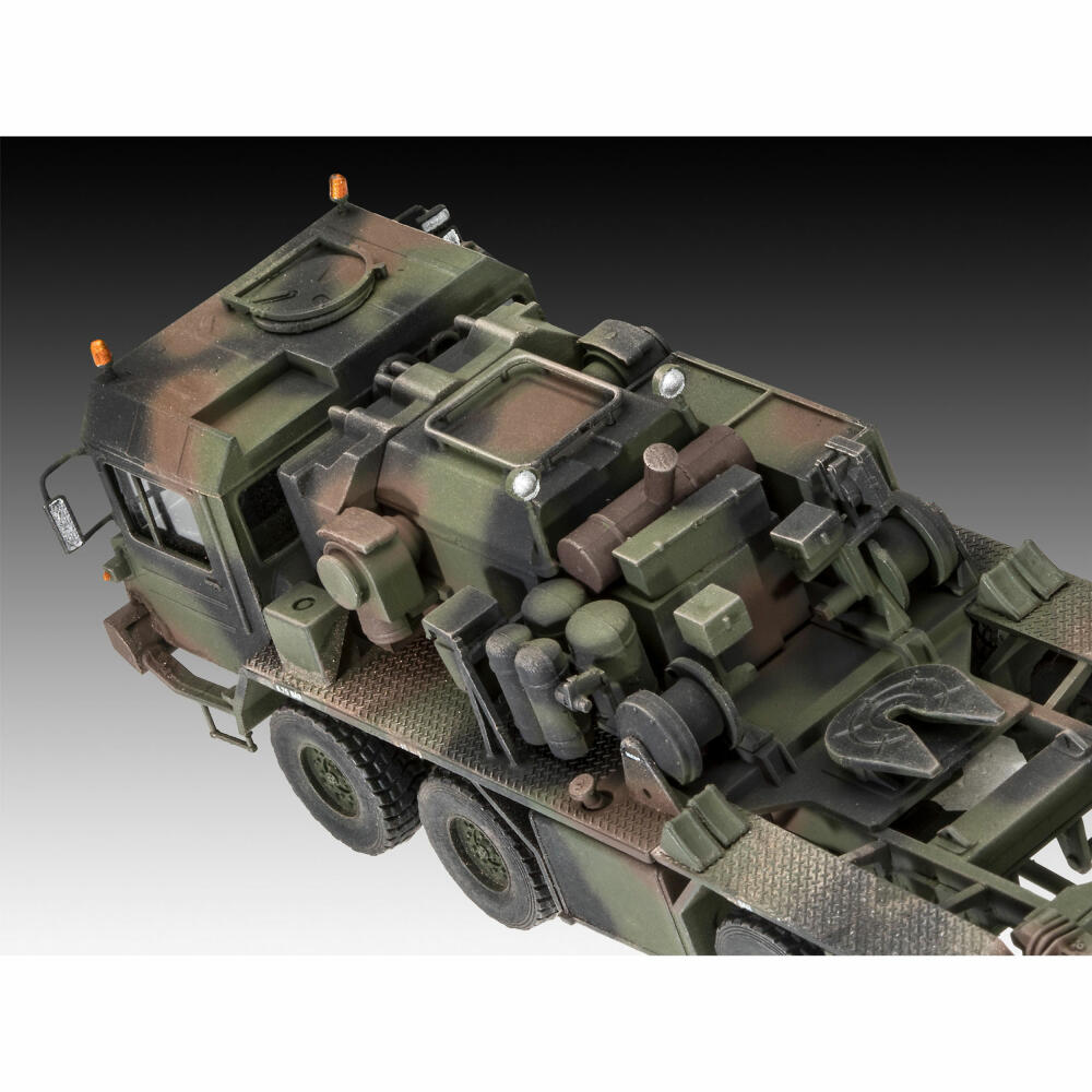 Revell Panzer-Modellbausatz SLT 50-3 Elefant mit Leopard 2A4, Panzertransporter, 421 Teile, 1:72, 03311