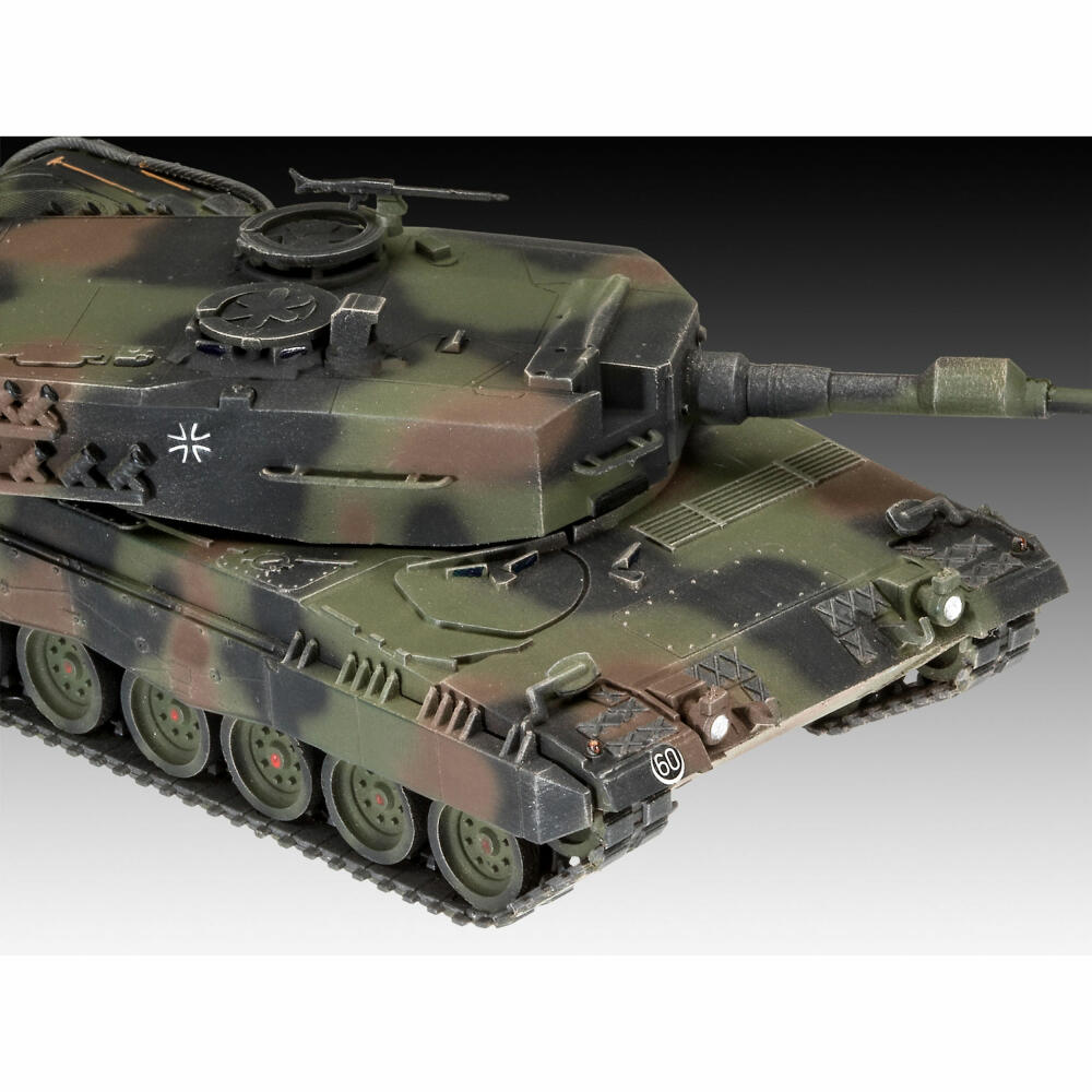 Revell Panzer-Modellbausatz SLT 50-3 Elefant mit Leopard 2A4, Panzertransporter, 421 Teile, 1:72, 03311