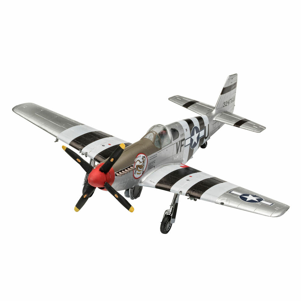 Revell Flugzeug-Modellbausatz Combat Set Me262 & P-51B Mustang, 111 Teile, 1:72, 03711