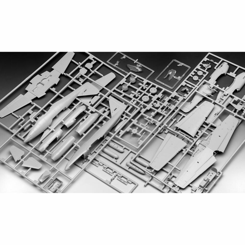 Revell Flugzeug-Modellbausatz Combat Set Me262 & P-51B Mustang, 111 Teile, 1:72, 03711