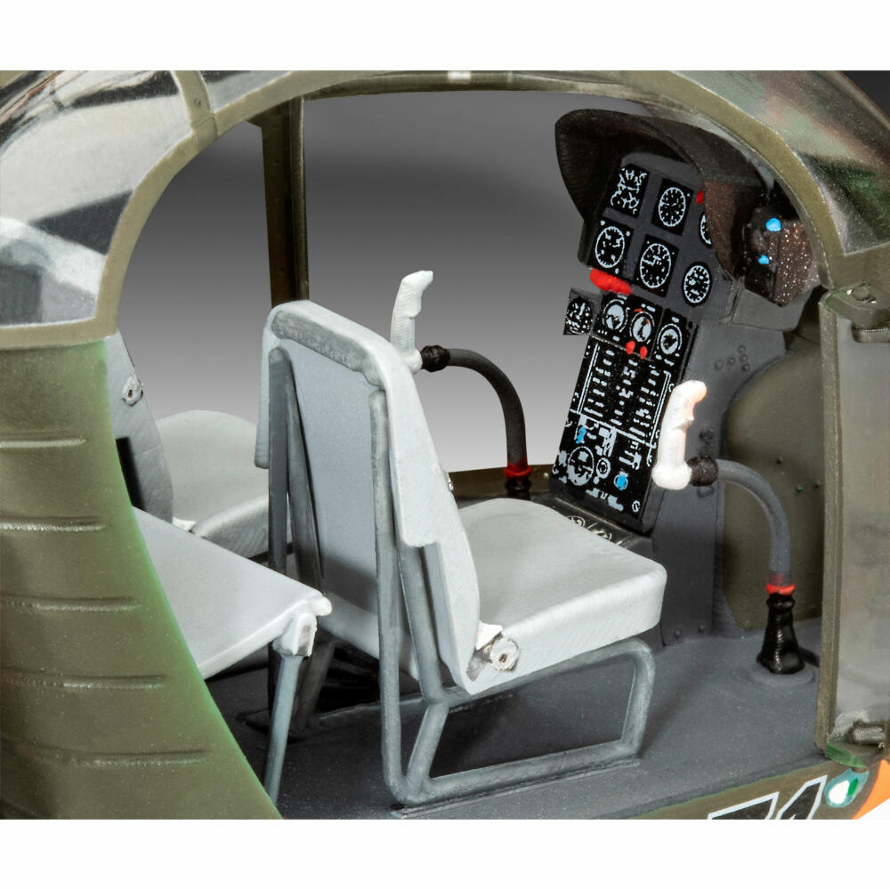 Revell Hubschrauber-Modellbausatz Alouette II, Helikopter, 112 Teile, 1:32, 03804