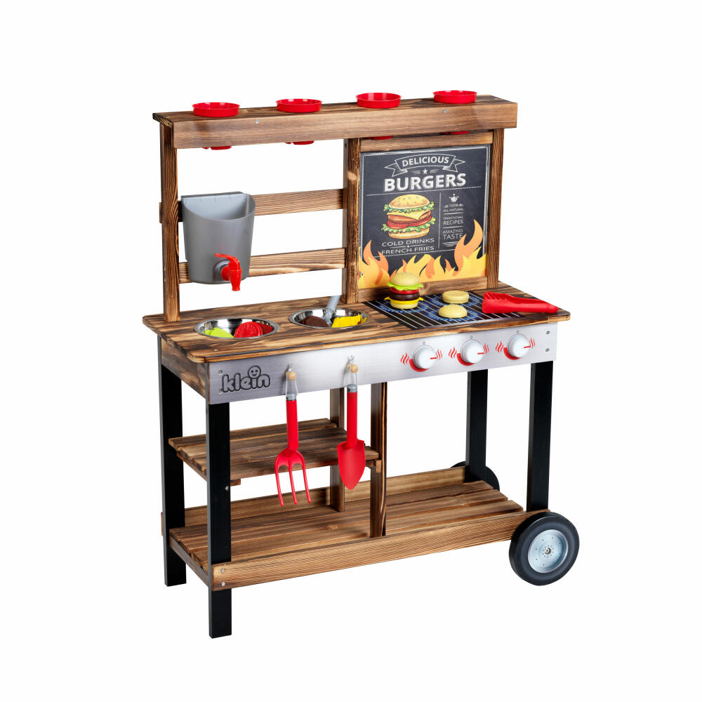 Theo Klein Beach Picnic BBQ Country Sommer Küche, Spielküche, Kinderküche, Kinder, Holz, 2368