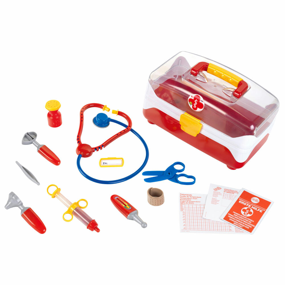 Theo Klein Arztkoffer Groß, Arzt Koffer, Spielzeugkoffer, Kinderspielzeug, Kinder Spielzeug, 4685