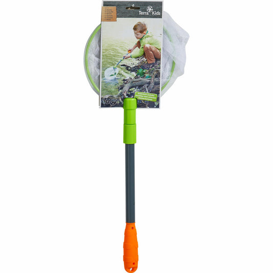 HABA Terra Kids Kescher, Angelnetz, Fischkescher, mit Teleskopstange, Kinder, ab 6 Jahren, 1301514001