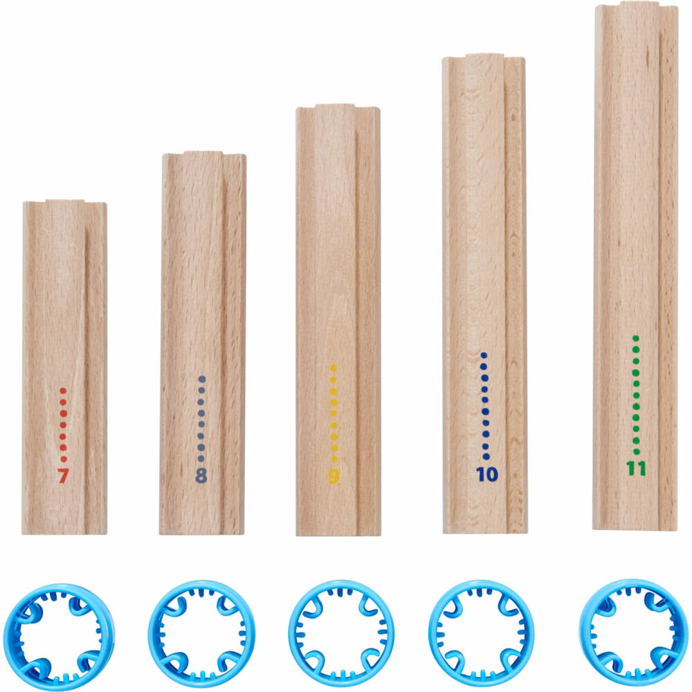 HABA Kullerbü - Supplementary Set High Columns, Supplement, Extension, Ball Track, from 2 years, 1304800001