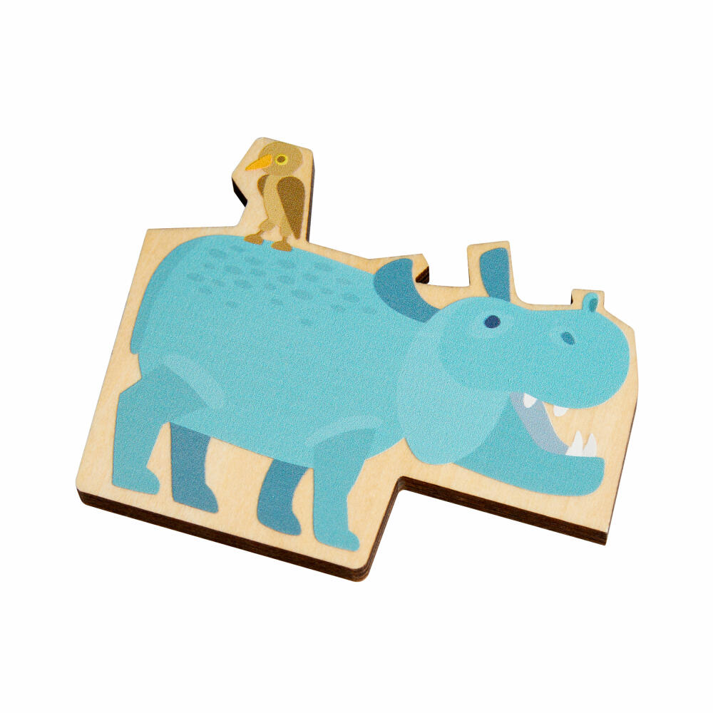 HABA Holzpuzzle 2in1 Elefant, Puzzle, Kinderpuzzle, Holz, Kinder, ab 3 Jahren, 2011068001