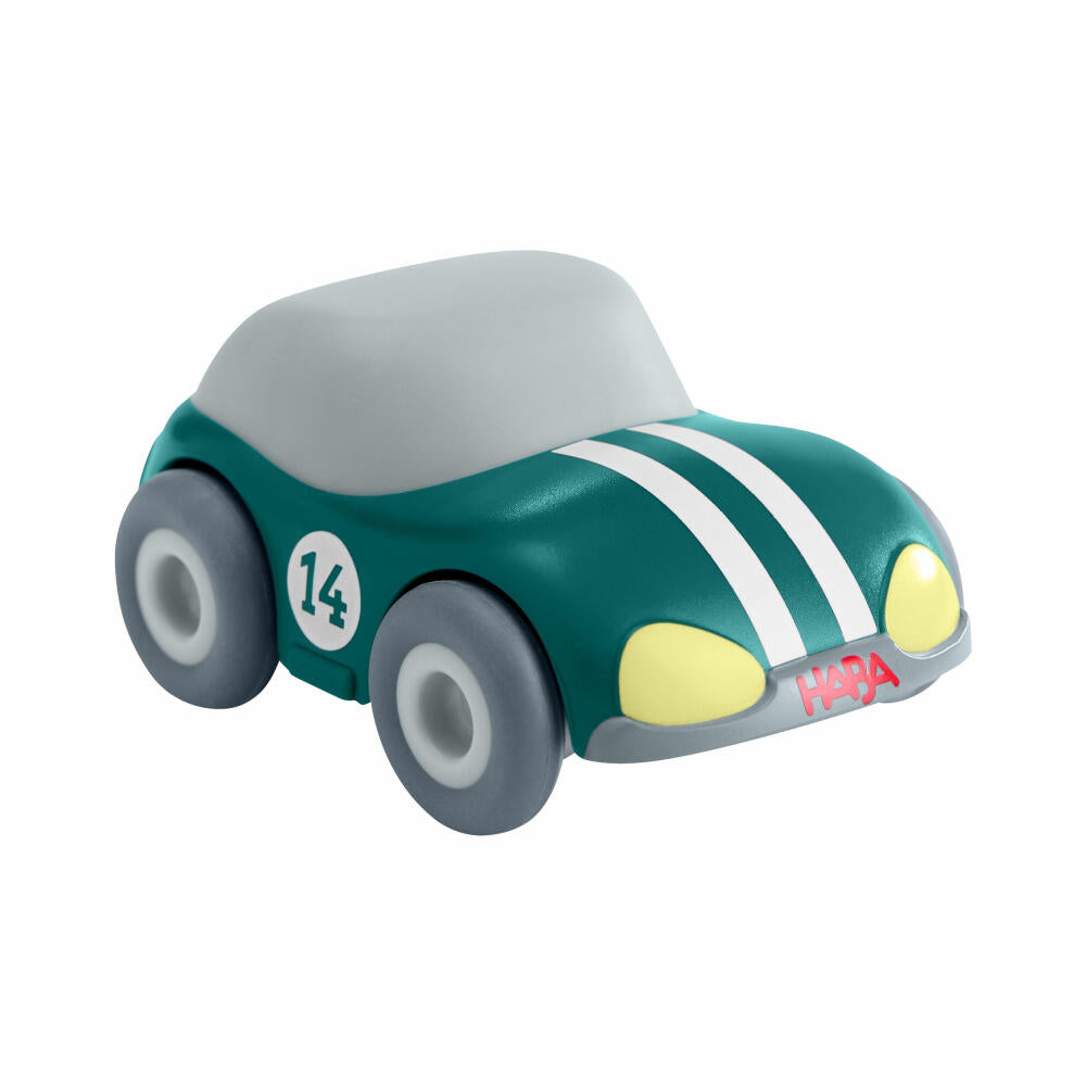 HABA Cars - Grüner Rennwagen, Spielzeugauto, Spielzeug Auto, Schwungmotor, ab 2 Jahren, 2011859001
