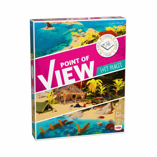 HABA Point of View Lost Places, Kooperatives Spiel, Rätselspiel, ab 10 Jahren, 2011827001