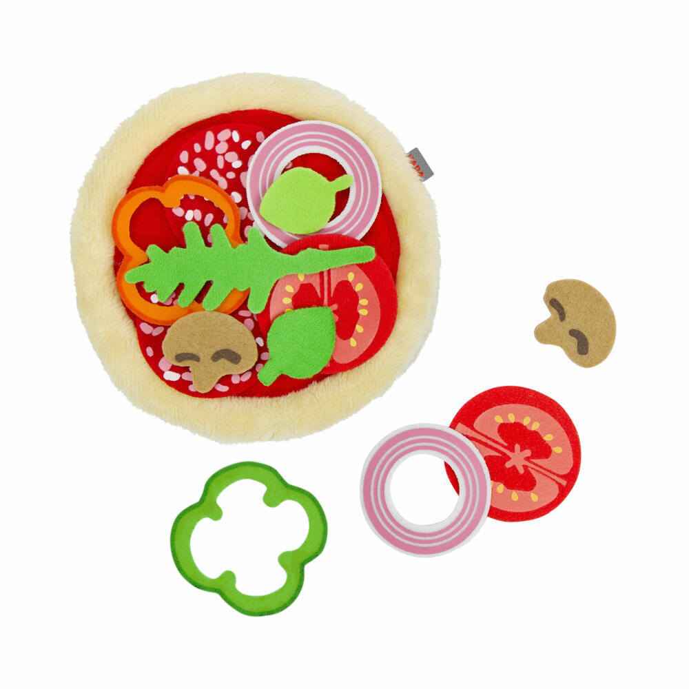 HABA Pizza-Set mit Brettchen, Spielzeuglebensmittel, Spielzeug, Kinder, ab 3 Jahren, 2012081001