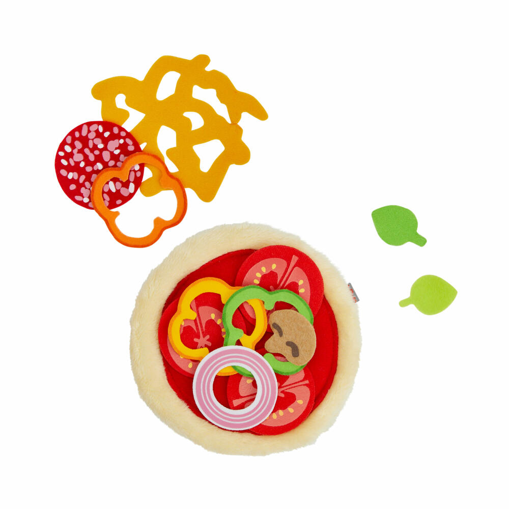 HABA Pizza-Set mit Brettchen, Spielzeuglebensmittel, Spielzeug, Kinder, ab 3 Jahren, 2012081001