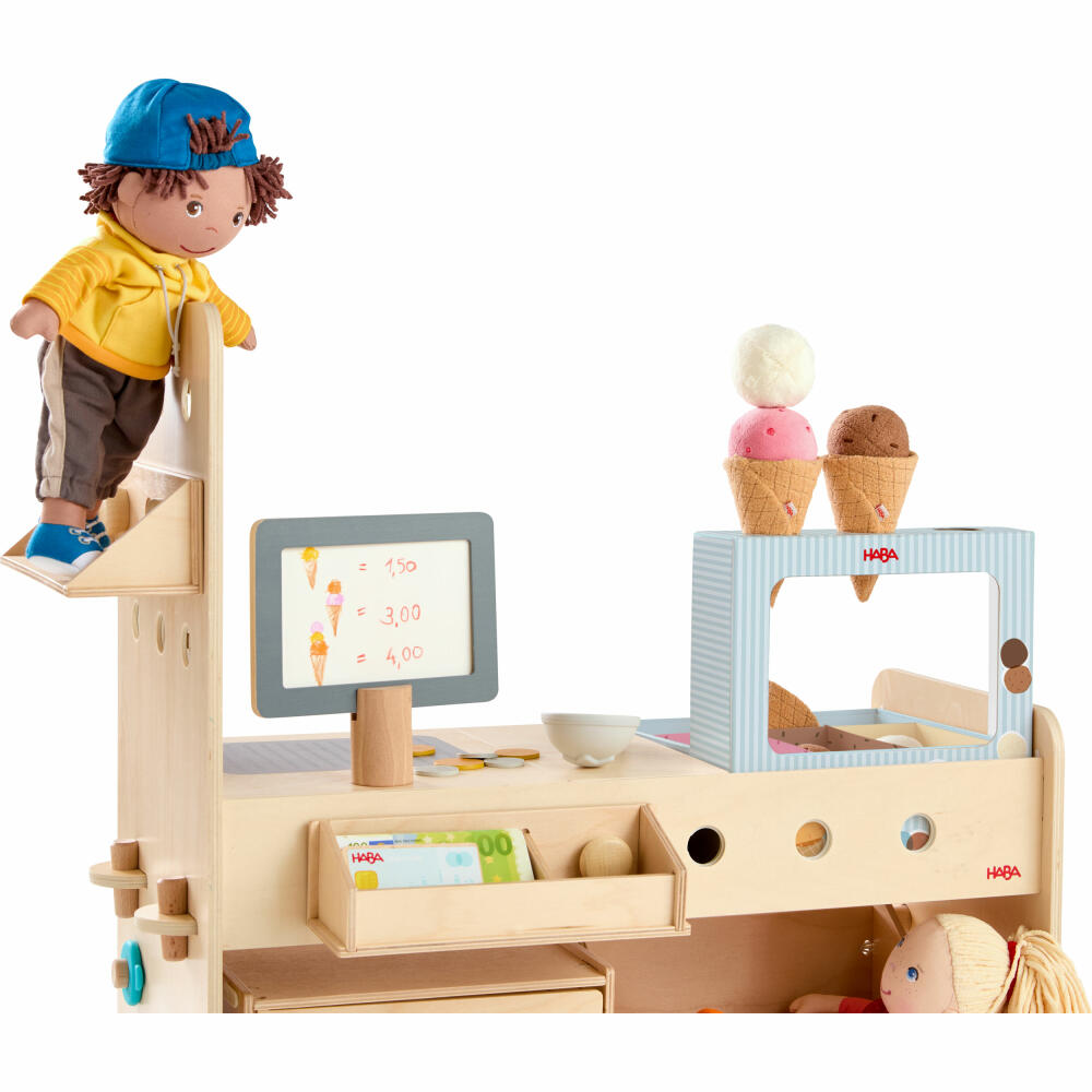 HABA Creative Play - Eisdiele, Rollenspiele, Spielzeug, Kinder, ab 3 Jahren, 2012316001
