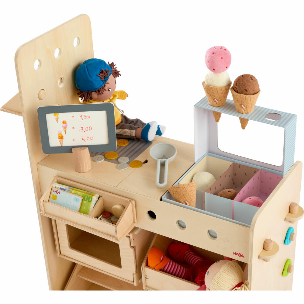 HABA Creative Play - Eisdiele, Rollenspiele, Spielzeug, Kinder, ab 3 Jahren, 2012316001