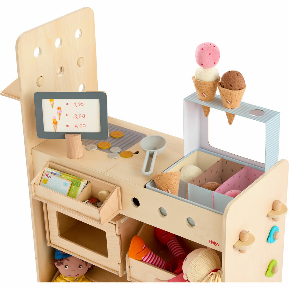 HABA Creative Play - Eisdiele, Rollenspiele, Spielzeug, Kinder, ab 3 Jahren, 2012316001