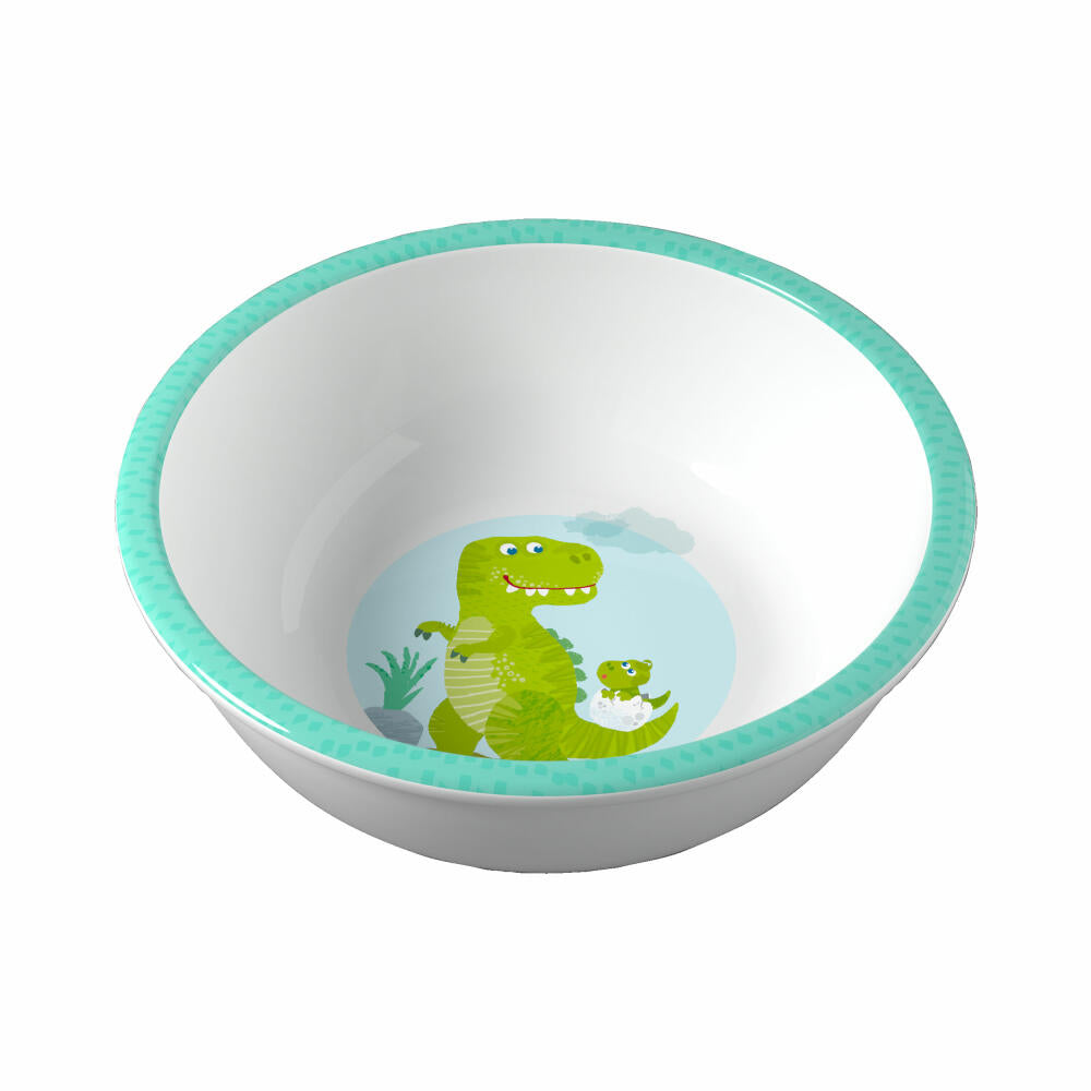 HABA Schüssel Dino, Schale, Müslischale, Suppenschüssel, Kinder, Ø 15.5 cm, 2012440005