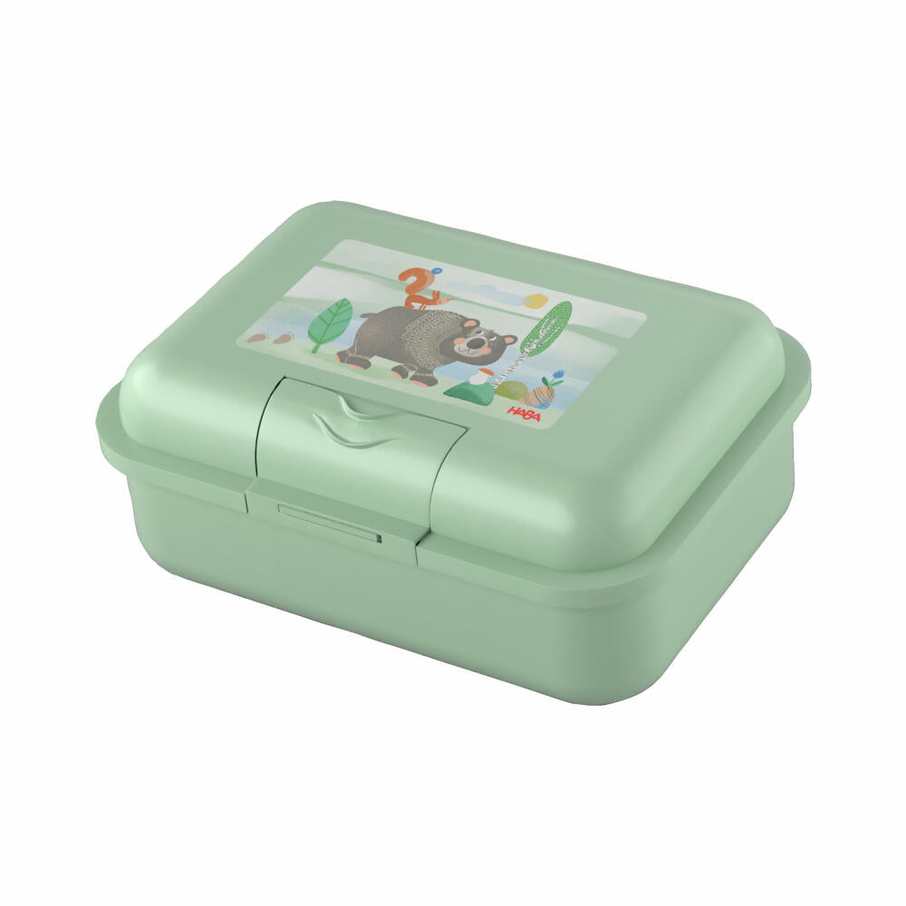 HABA Brotdose Wald, Frühstücksdose, Lunchbox, Kinder, Kunststoff, 2012442003