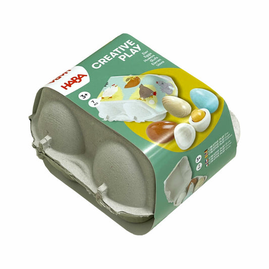 HABA Creative Play - Eier, Zubehör Kinderküche, Holz Spielzeug, Kinder, ab 3 Jahren, 2012299001