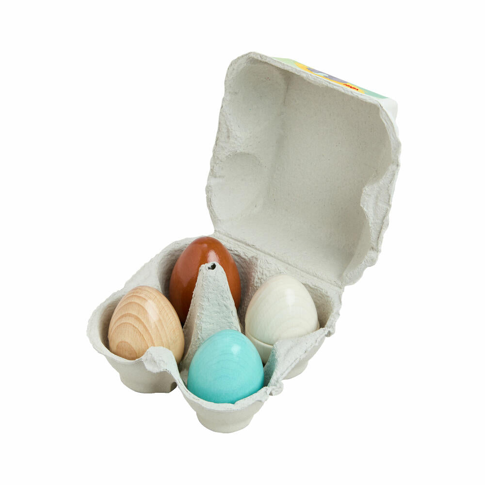 HABA Creative Play - Eier, Zubehör Kinderküche, Holz Spielzeug, Kinder, ab 3 Jahren, 2012299001