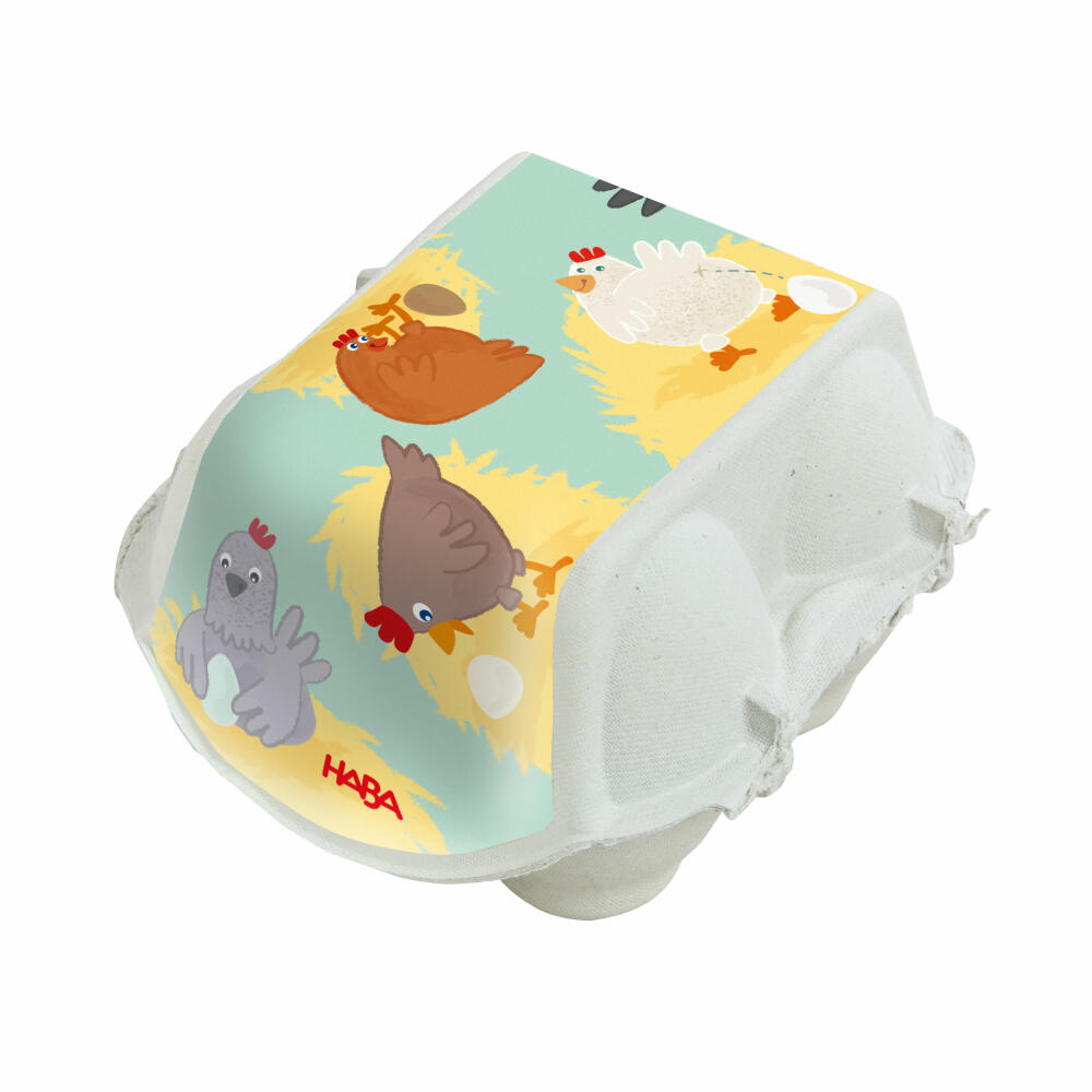 HABA Creative Play - Eier, Zubehör Kinderküche, Holz Spielzeug, Kinder, ab 3 Jahren, 2012299001