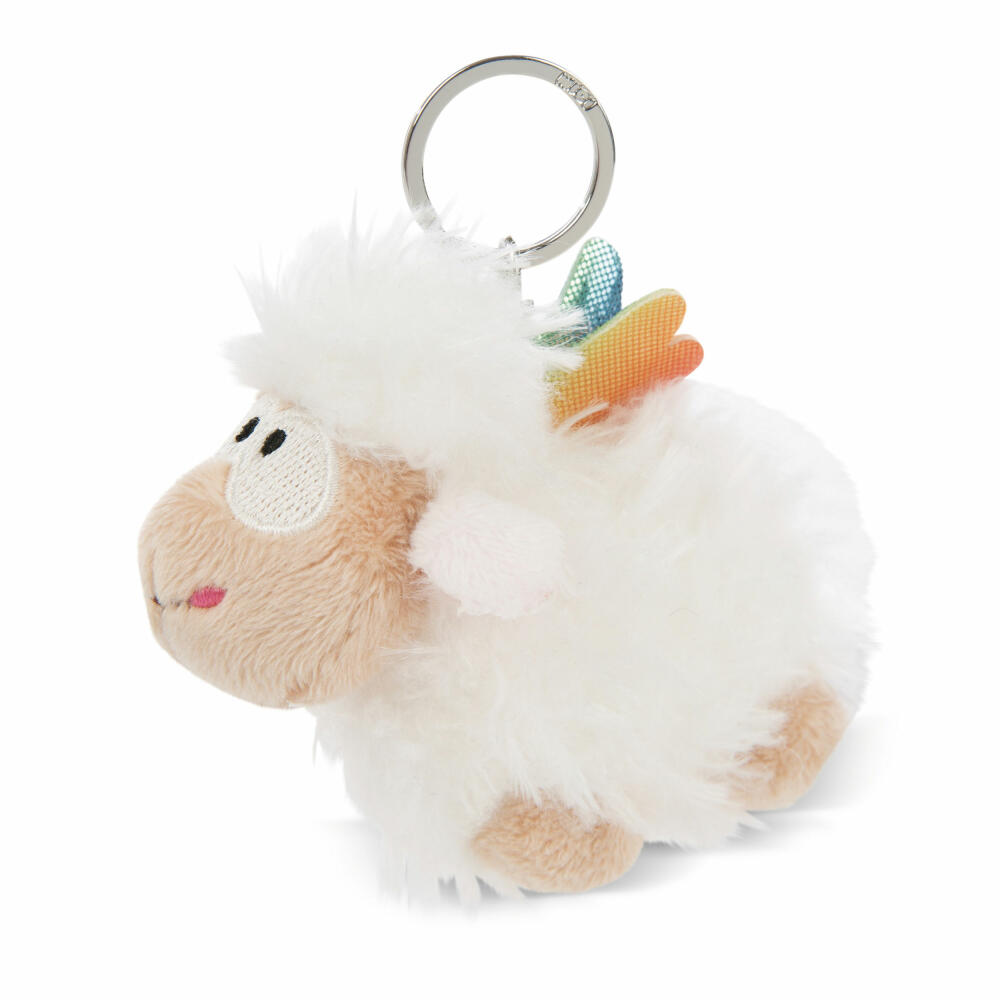 NICI Green Theodor &amp; Friends Sheep Somna Keyring, Key Pendant, Lucky Charm, 9 cm, 48622