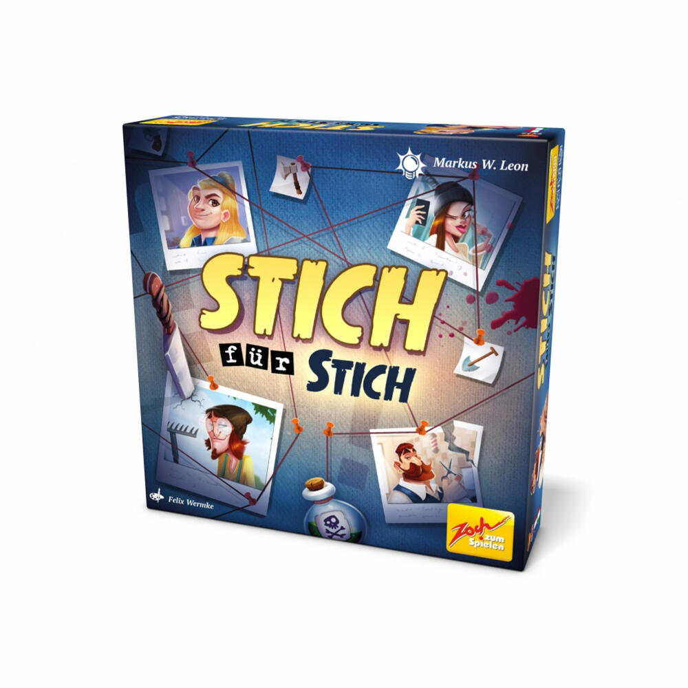 Zoch Stich für Stich, Kartenspiel, Familienspiel, Gesellschaftsspiel, Stichspiel, ab 10 Jahren, 601105183