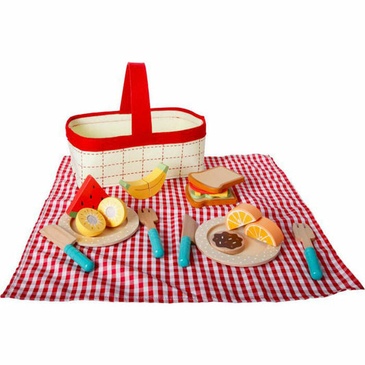 Spielmaus Küche Picknick Korb, 18 Teile