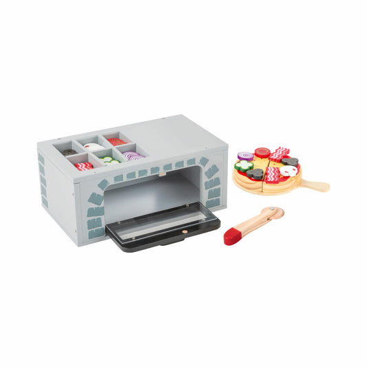 Legler Small Foot Pizza-Ofen Kinderküche, Rollenspielzeug, ab 3 Jahre, Holz, 11204
