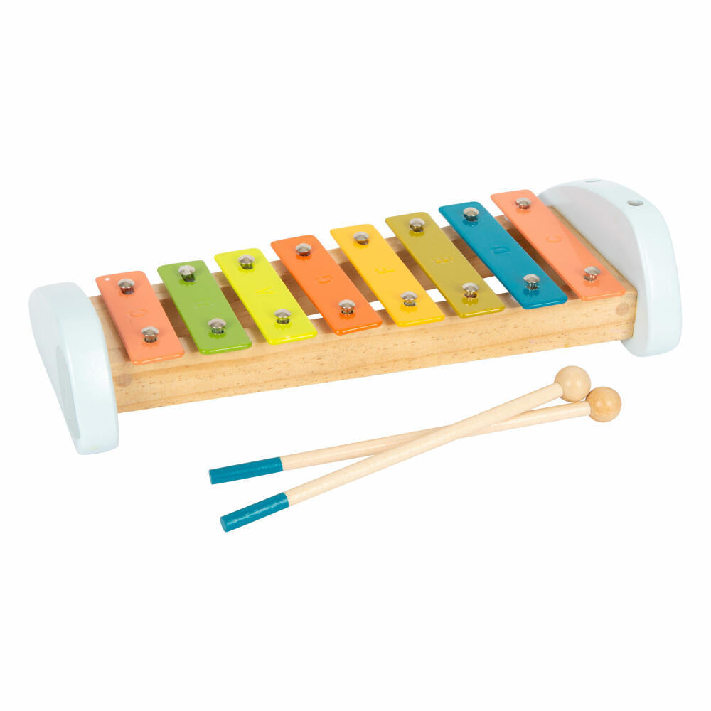 Legler Small Foot Xylophon Groovy Beats, Musikspielzeug, ab 18 Monate, Holz / Metall, 12254