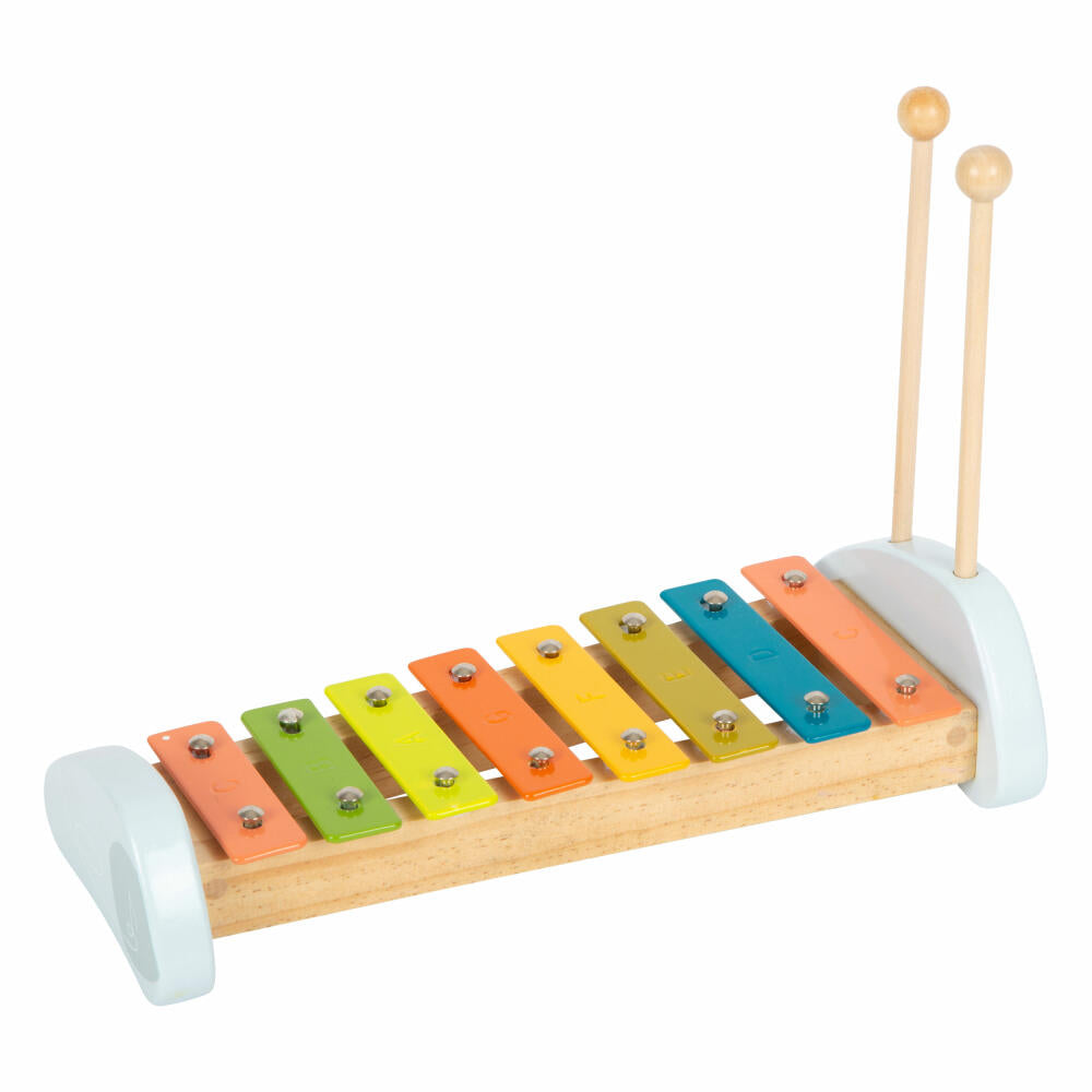 Legler Small Foot Xylophon Groovy Beats, Musikspielzeug, ab 18 Monate, Holz / Metall, 12254