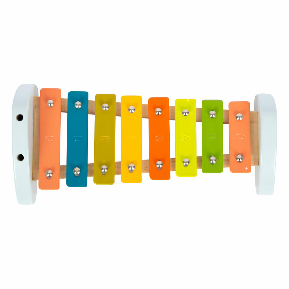 Legler Small Foot Xylophon Groovy Beats, Musikspielzeug, ab 18 Monate, Holz / Metall, 12254